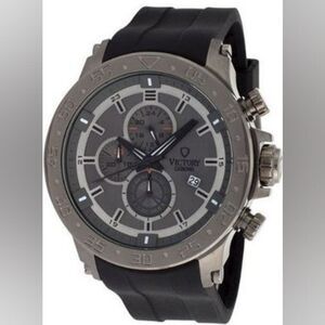 Victory Instruments V-Force Chronograph Gun Metal Tactical 7614-GM Mens‎